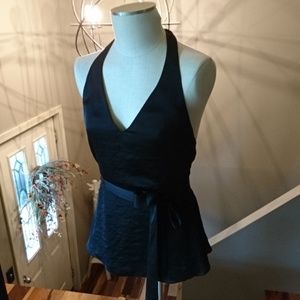 Bird by Juicy Couture Small Black Yuri T-Back Top